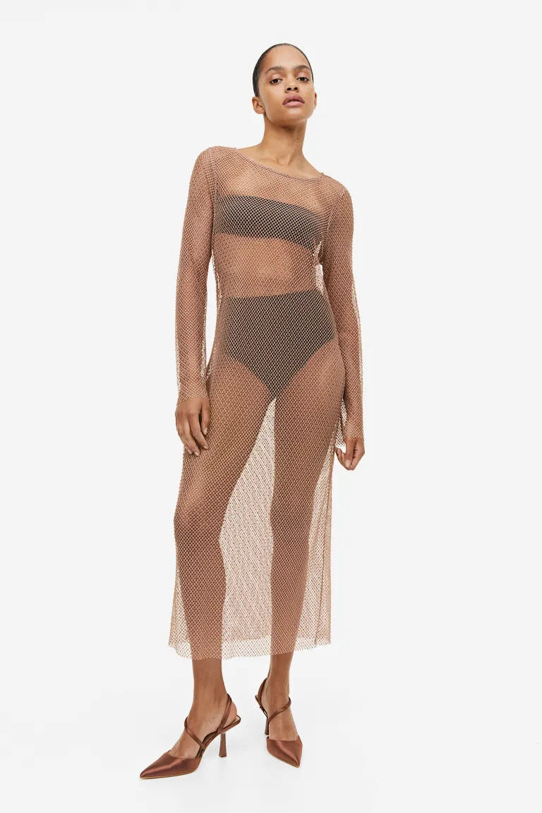 

Туфли с открытой пяткой H&M, коричневый