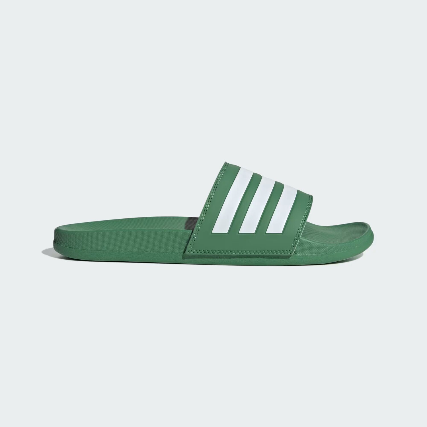 

Шлепанцы Adilette Comfort Adidas, цвет Preloved Green/Cloud White/Preloved Green