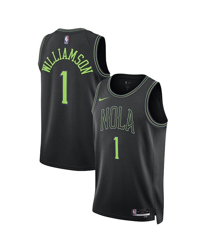 

Мужская и женская футболка Zion Williamson Black New Orleans Pelicans 2023/24 Swingman — City Edition Nike, цвет Black