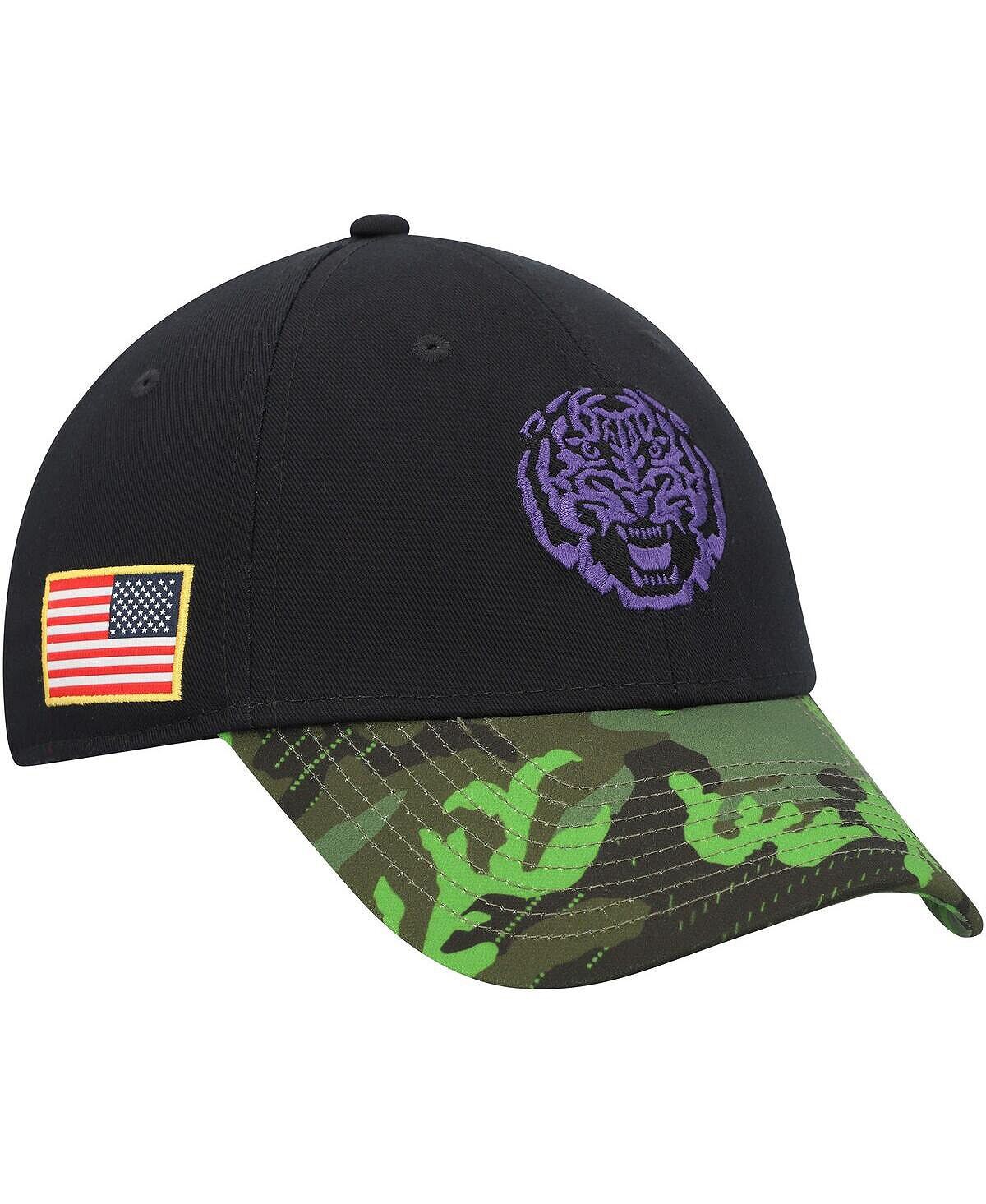 

Мужская черная камуфляжная регулируемая кепка LSU Tigers Veterans Day 2Tone Legacy91 Nike