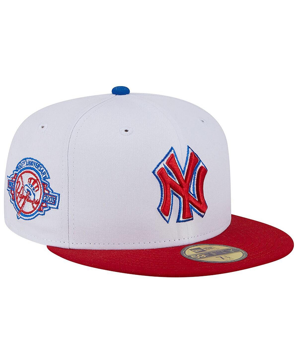 

Мужская белая, красная приталенная шляпа New York Yankees Undervisor 59FIFTY New Era