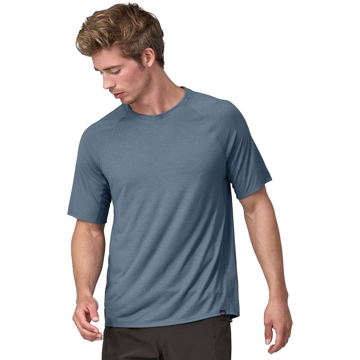 Рубашка с короткими рукавами capilene cool trail Patagonia, синий