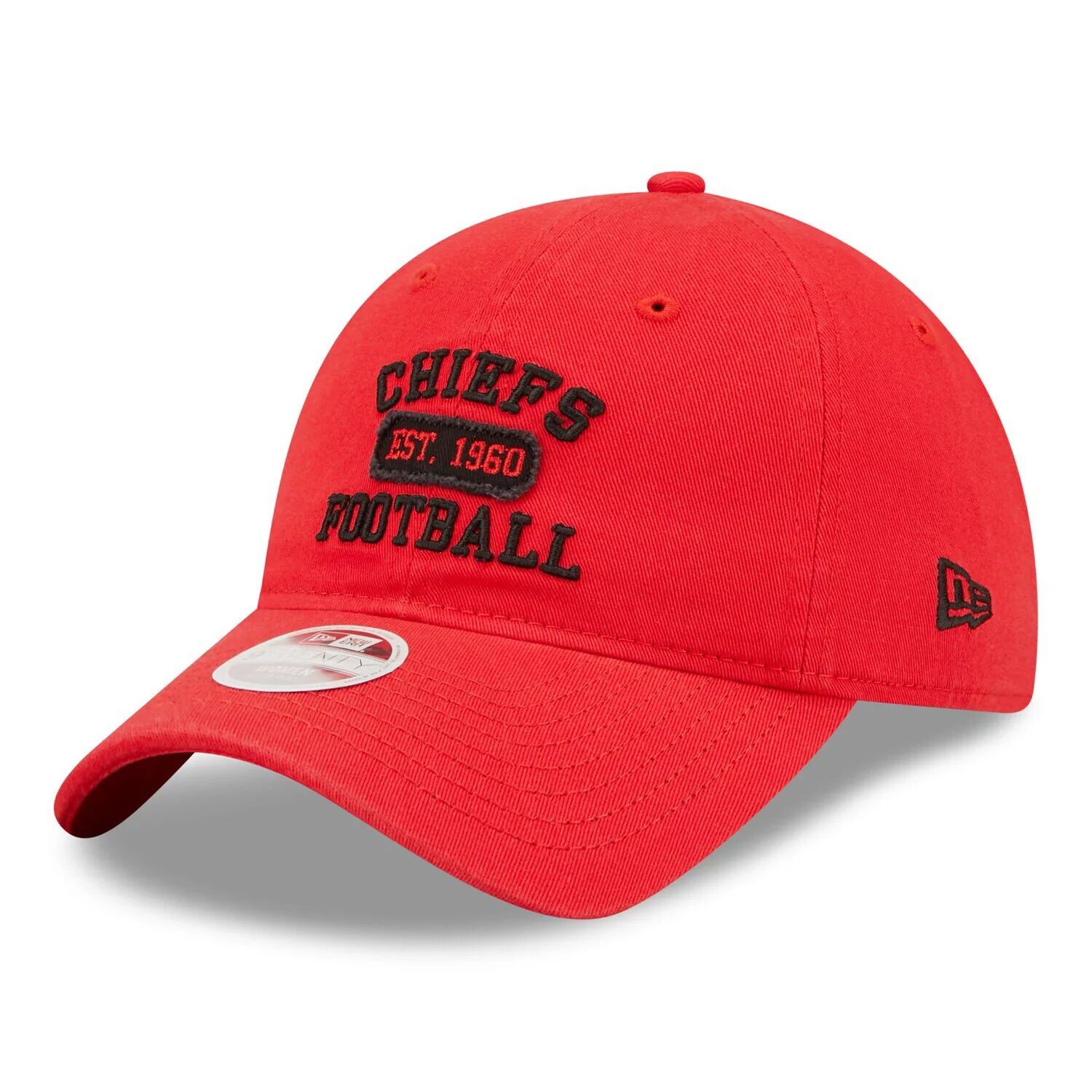 

Женская регулируемая кепка New Era Red Kansas City Chiefs Formed 9TWENTY New Era