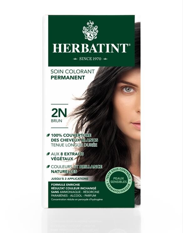 

Краска для волос Herbatint 2N Коричневая краска для волос