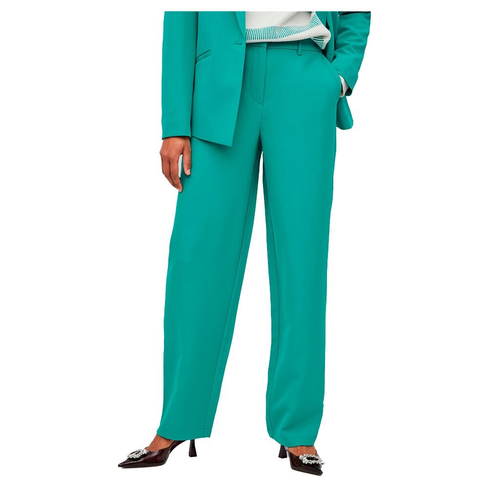

Брюки Vila Kamma High Waist, зеленый