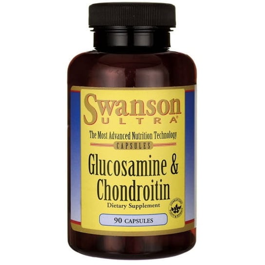 Swanson, Глюкозамин с хондроитином 500 мг/400 мг глюкозамина и хондроитина, 90 капсул глюкозамин swanson 500 мг 90 растительных капсул