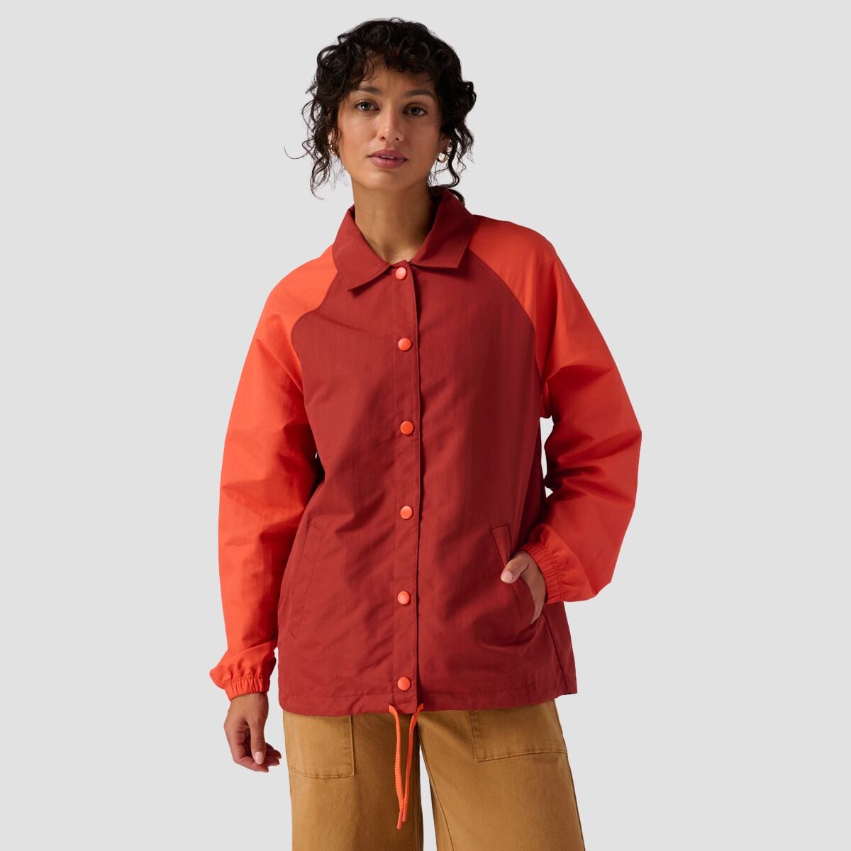 Тренерская куртка Stoic, цвет tigerlily/red ochre