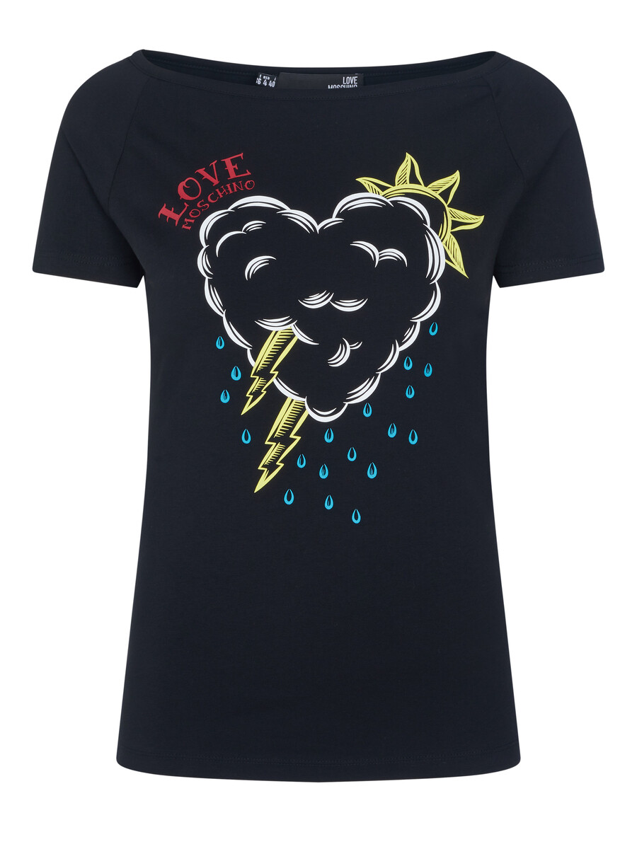 

Топ Love Moschino, черный