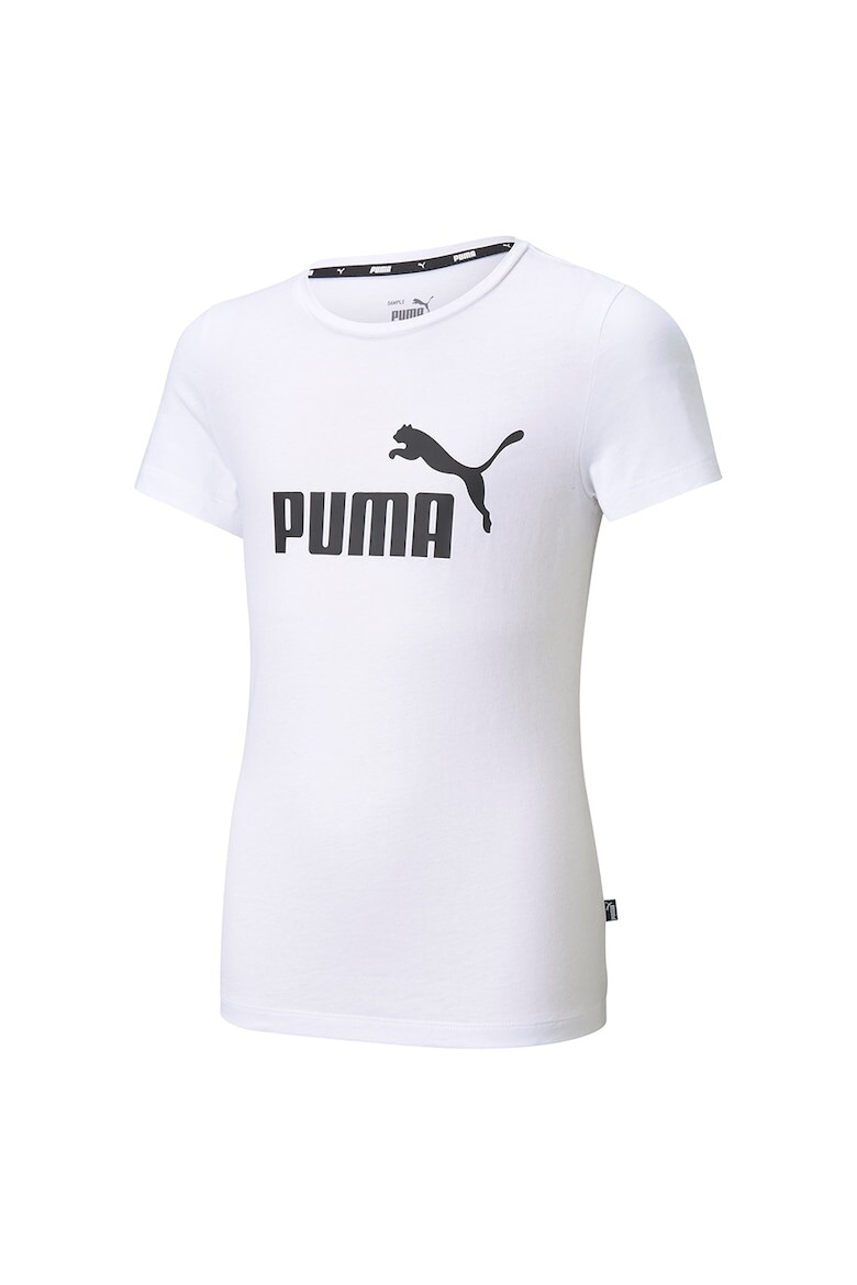 

Хлопковая футболка с логотипом Puma, белый