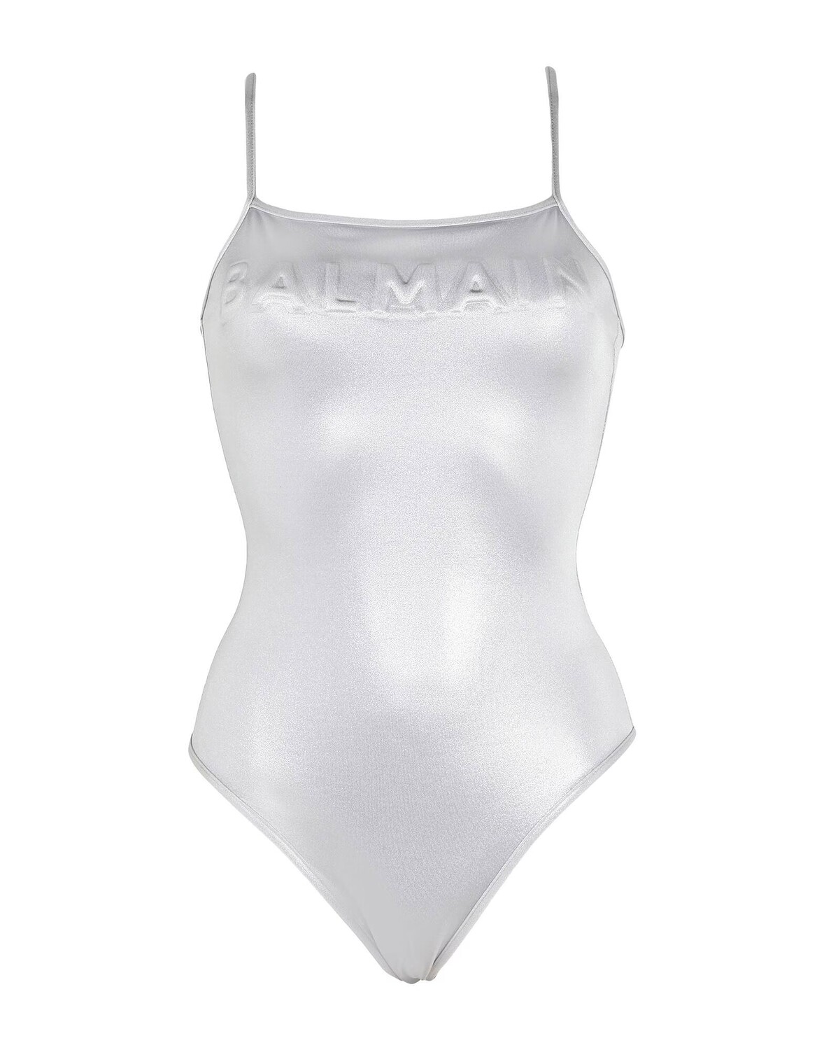 

Цельный купальник Balmain, серебро