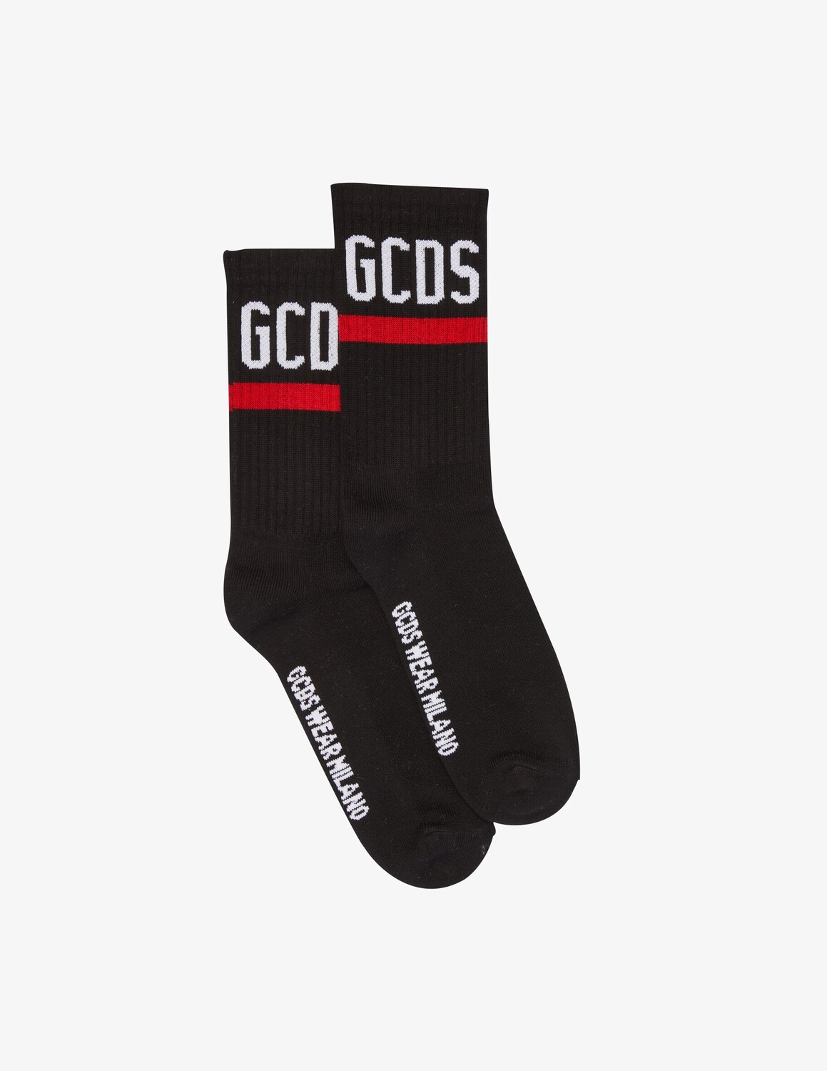 

Хлопковые носки с логотипом GCDS, черный