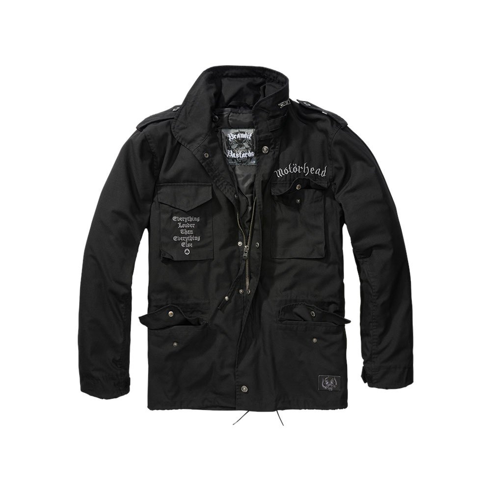 Куртка Brandit Motörhead M65, черный m65 женская куртка brandit черный