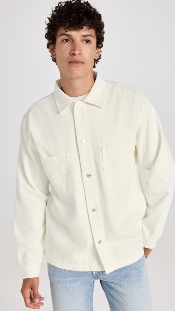 

Рубашка FRAME Relaxed Double Pocket, белый