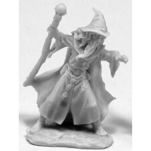 

Миниатюра Reaper Dark Heaven Bones: Lendil Blackroot, Wizard