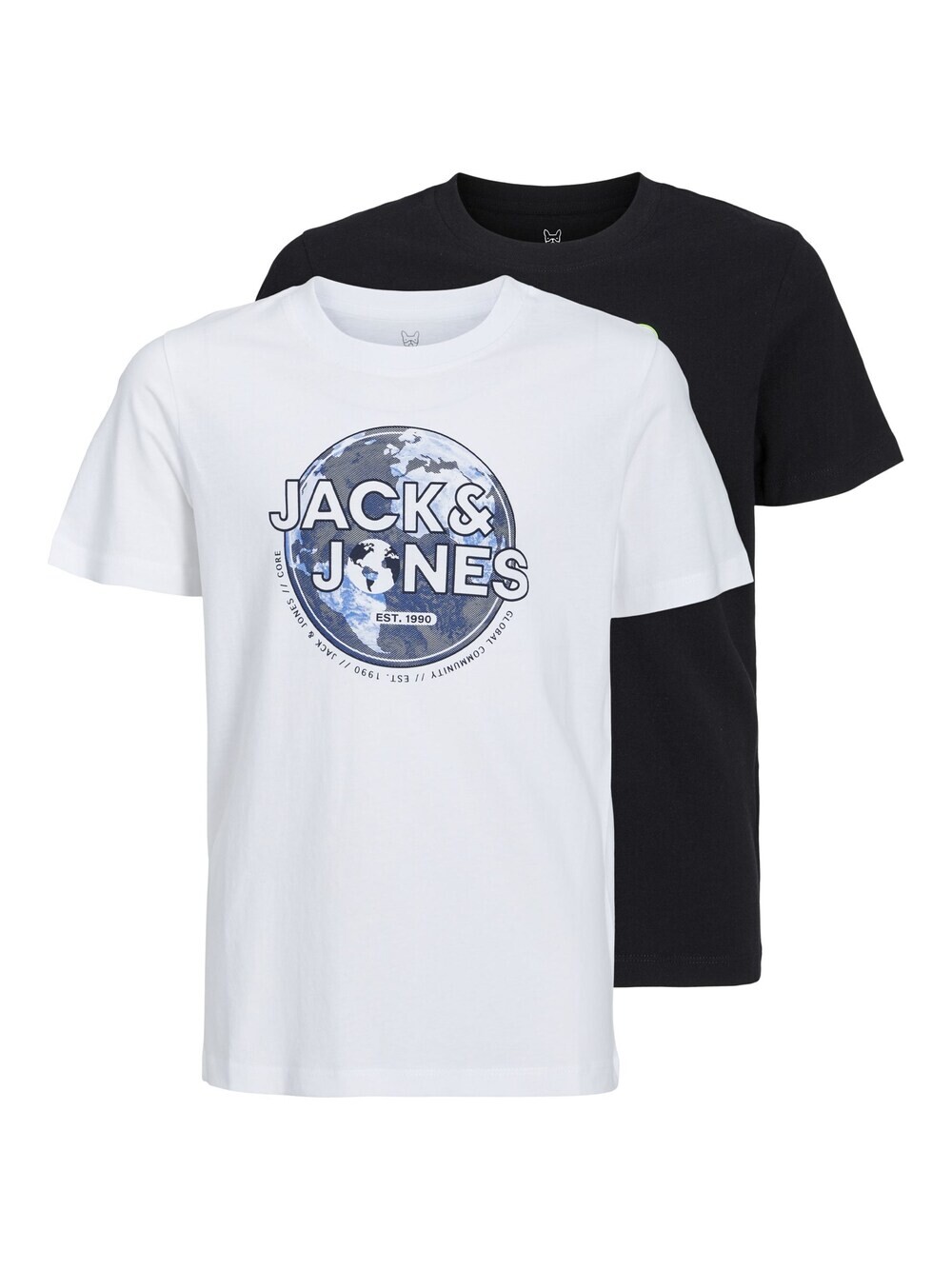 

Футболка Jack & Jones Junior, черно-белый, Черный