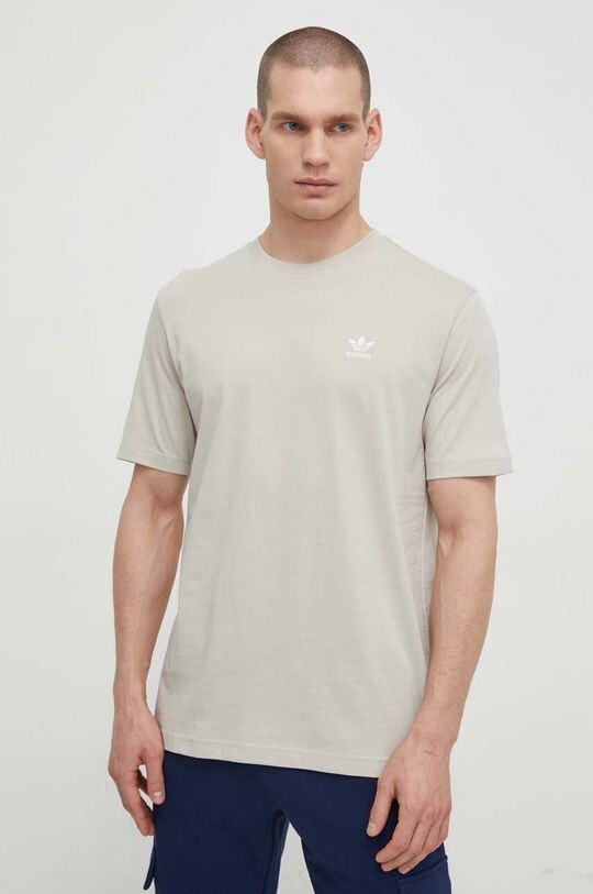 

Хлопковая футболка Essential Tee adidas Originals, серый