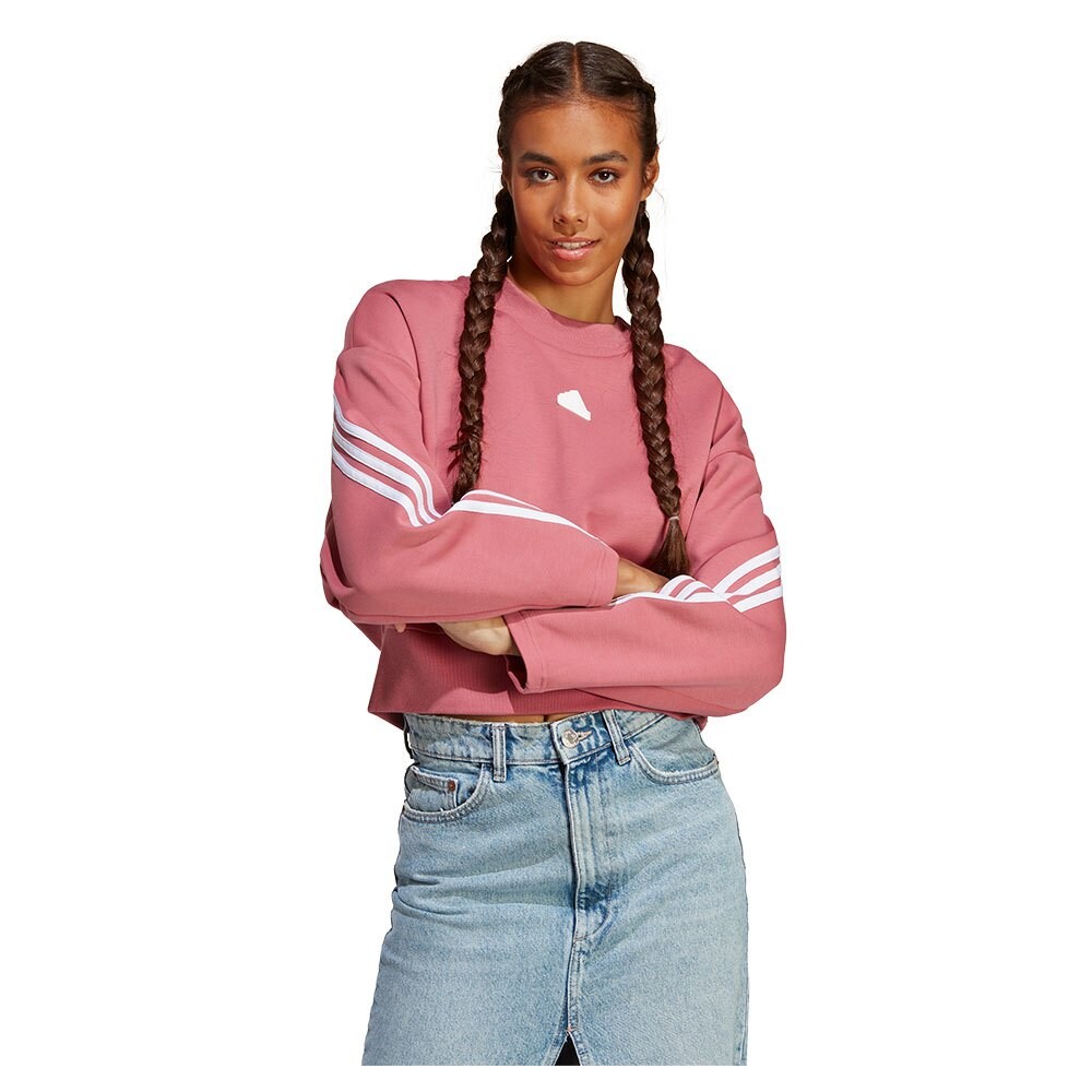 

Толстовка adidas Fi 3S Crew, розовый