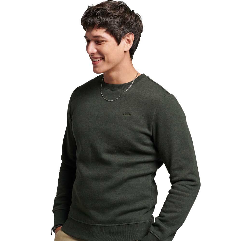 

Толстовка Superdry Vintage Logo Embroidered Crew, зеленый