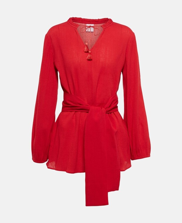 

Рубашка блузка Max Mara, красный