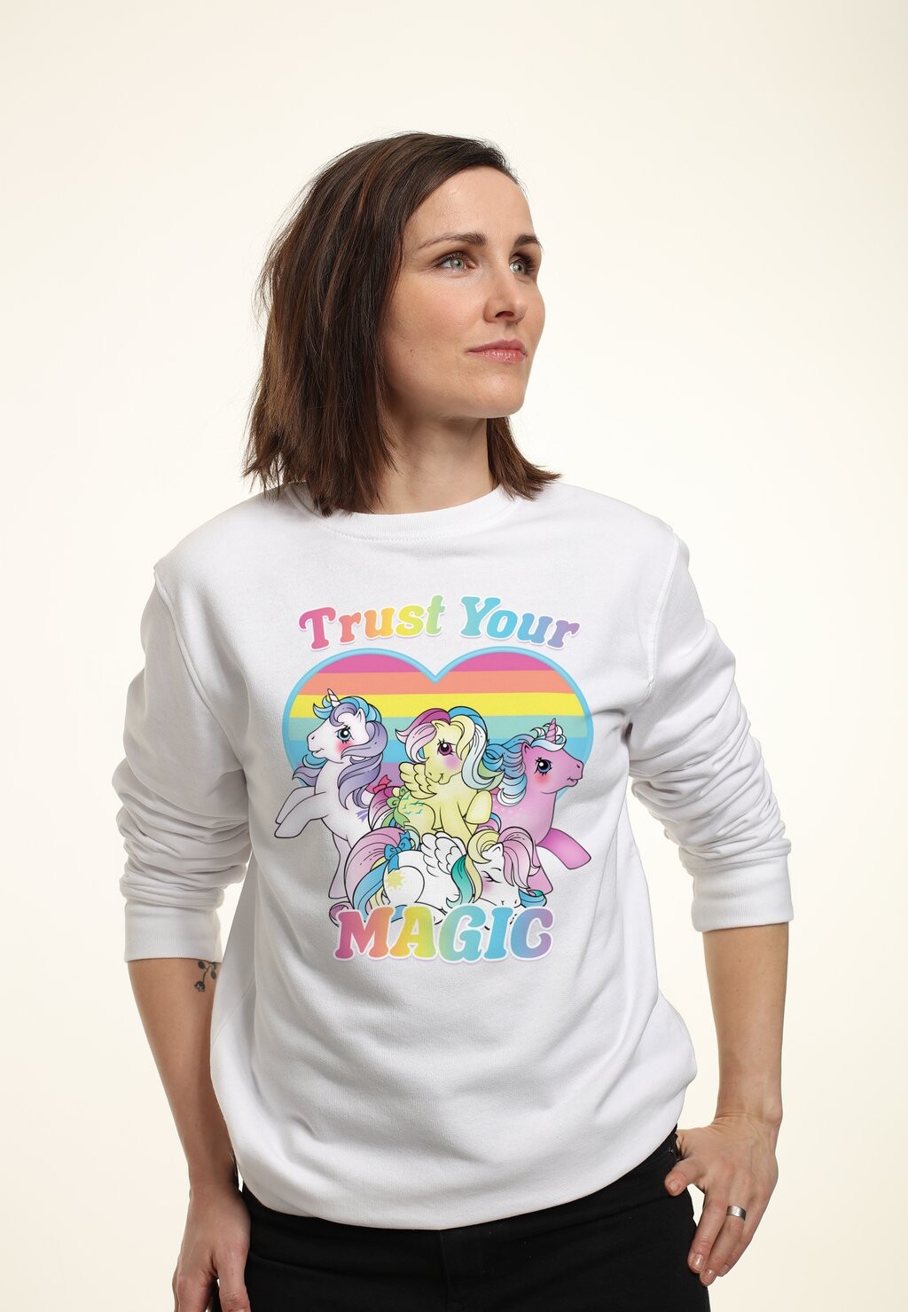 

Толстовка MY LITTLE PONY TRUST YOUR MAGIC Henry Tiger, белый