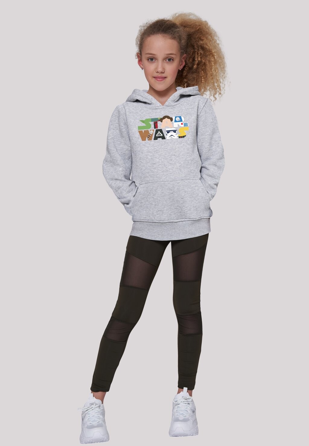 

Толстовка Star Wars Character Logo F4NT4STIC, цвет heather grey
