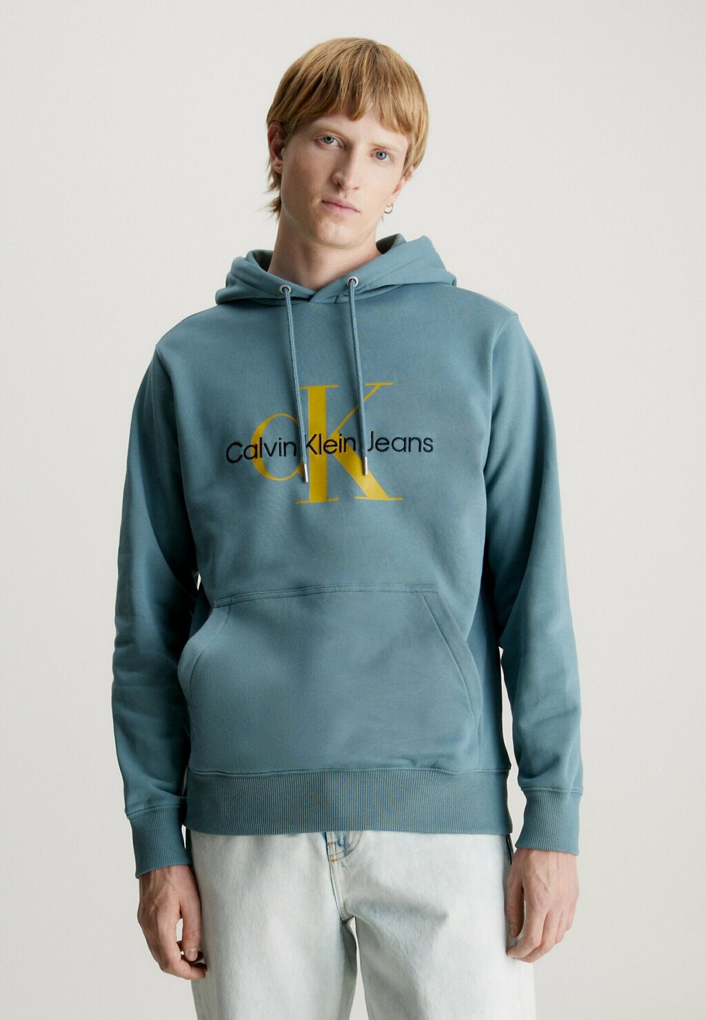 

Толстовка Seasonal Monologue Regular Calvin Klein Jeans, цвет goblin blue