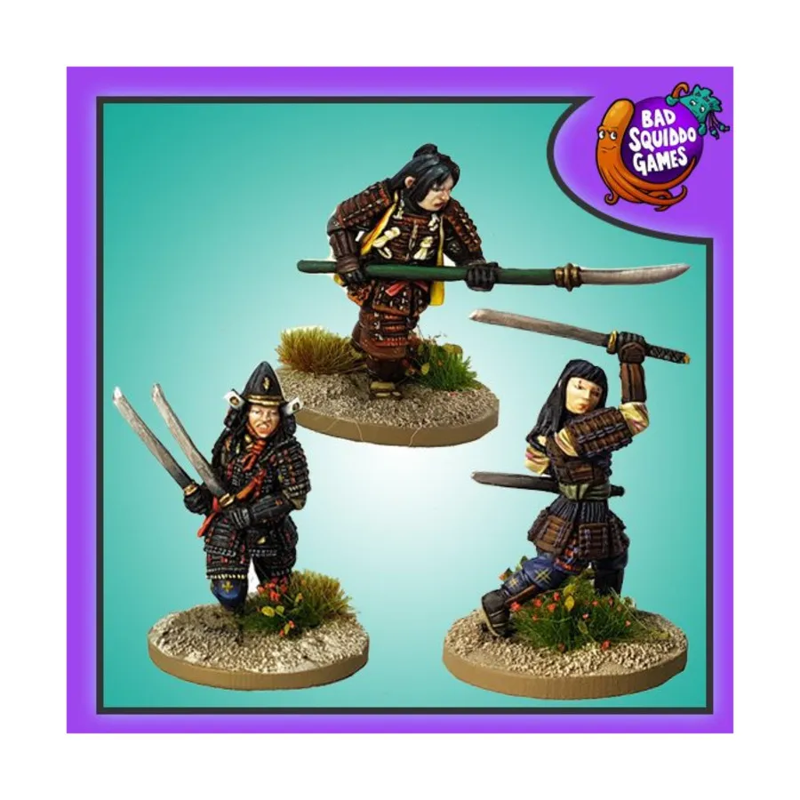 

Онна-Муша, Feudal Japan (28mm) (Bad Squiddo Games)