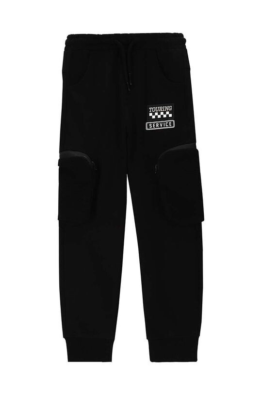 

Coccodrillo Детские хлопковые спортивные штаны, черный