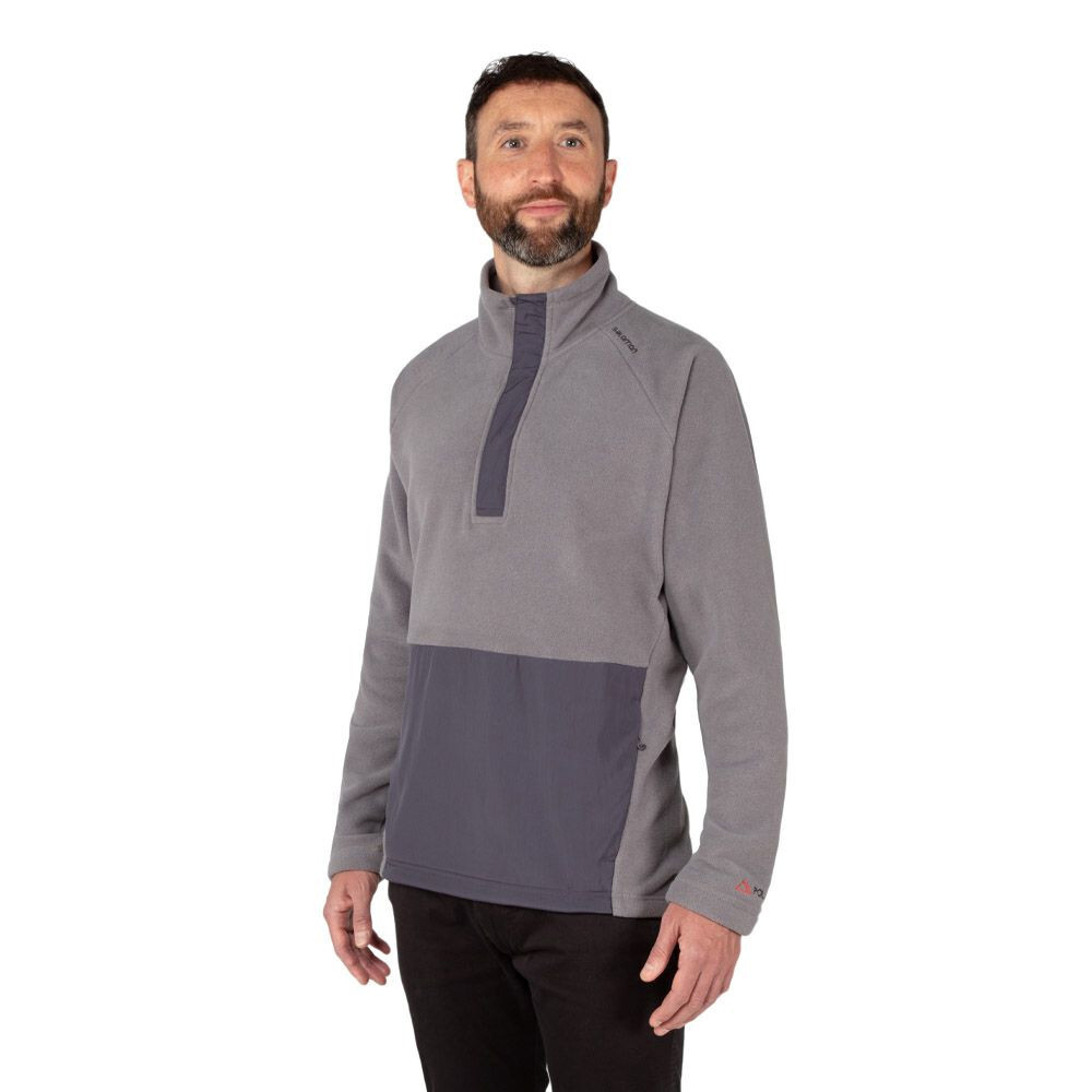 

Спортивный топ Salomon Outlife Polartec Half Zip, серый