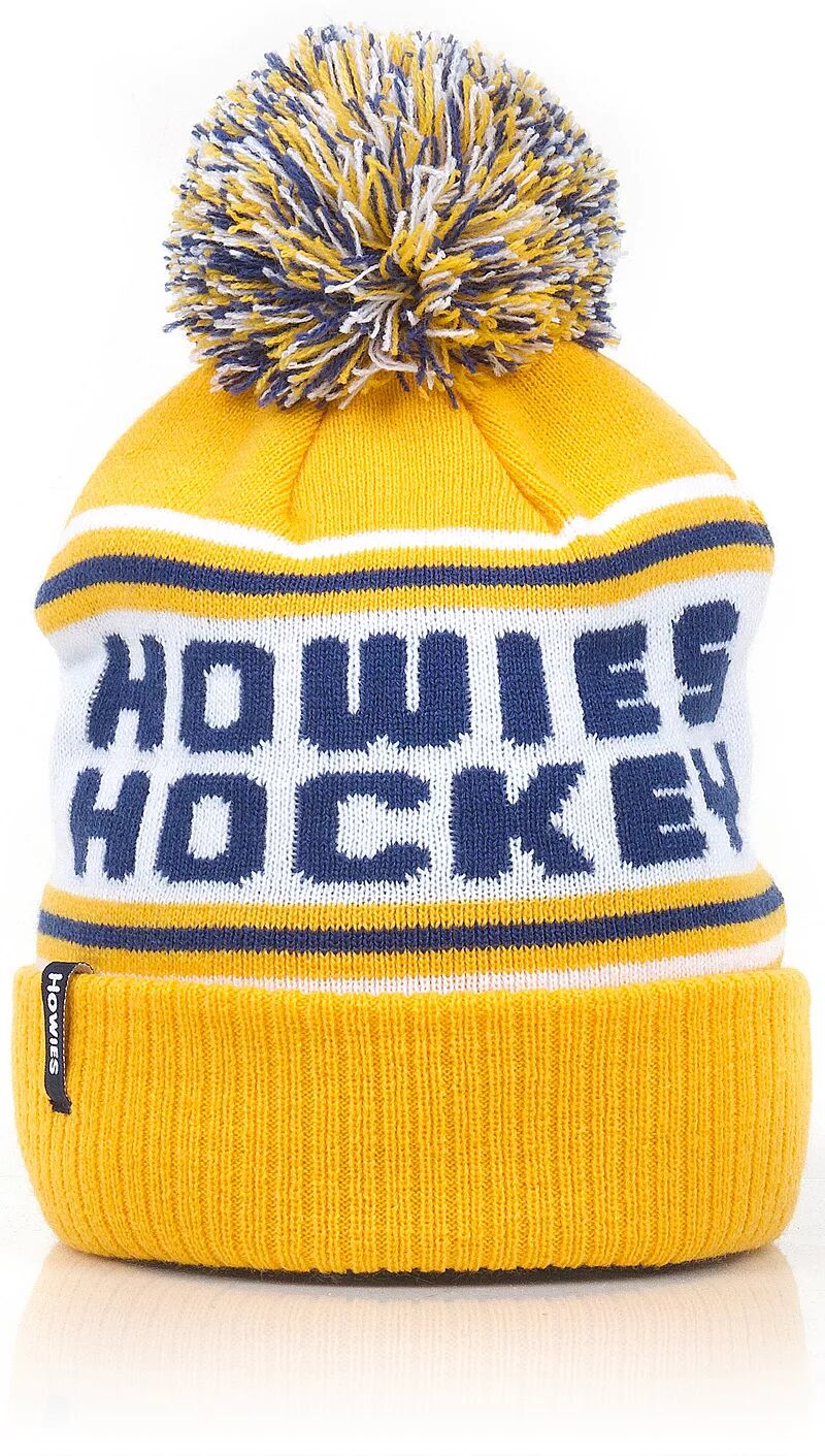 Шапка Howies Hockey Retro, желтый шнурки хоккейные без пропитки howies 120 305 мультицвет