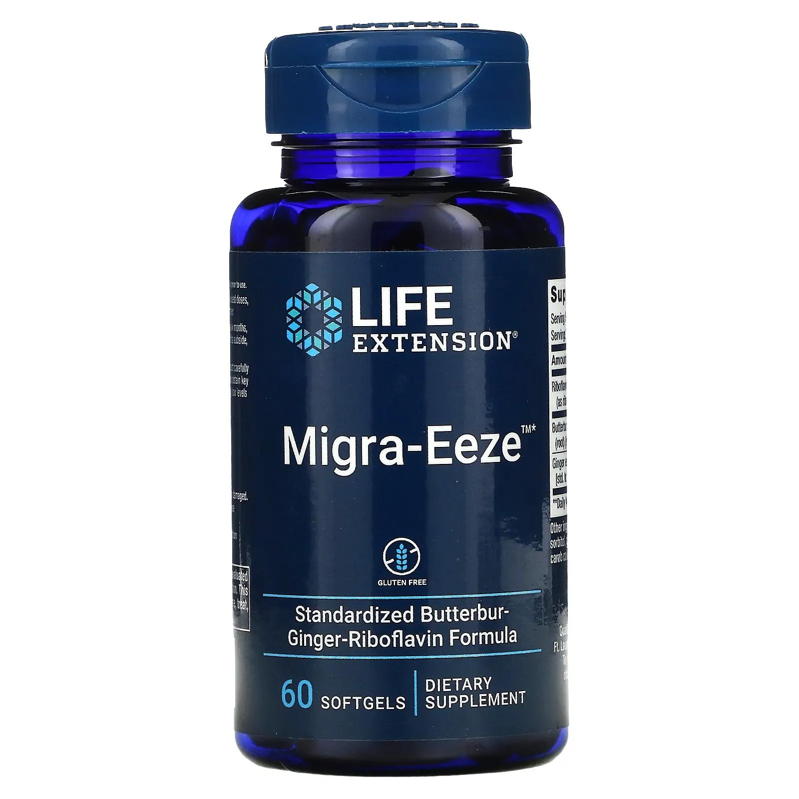Life Extension Migra-Eeze 60 гелевых капсул