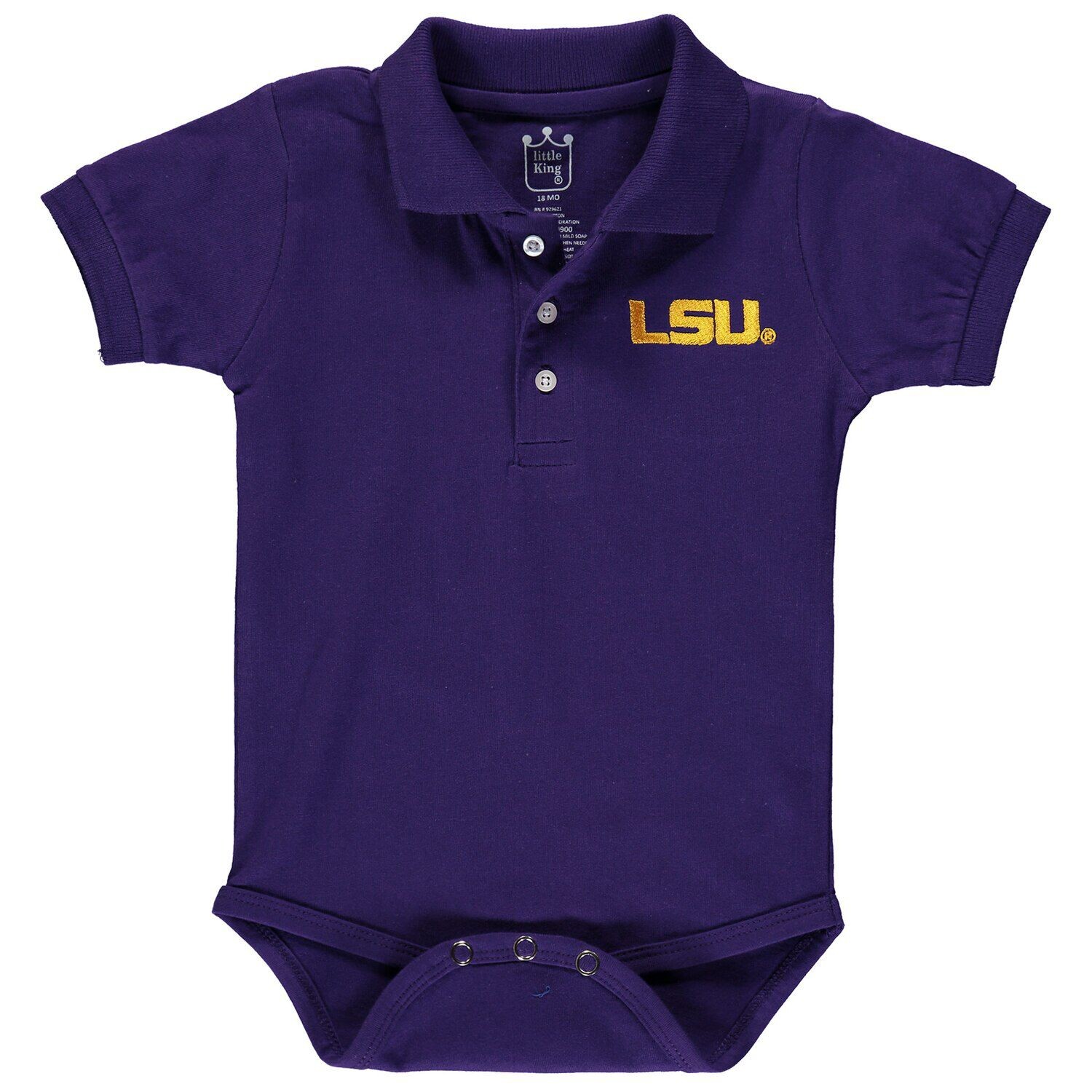 

Фиолетовое боди-поло LSU Tigers для младенцев Unbranded
