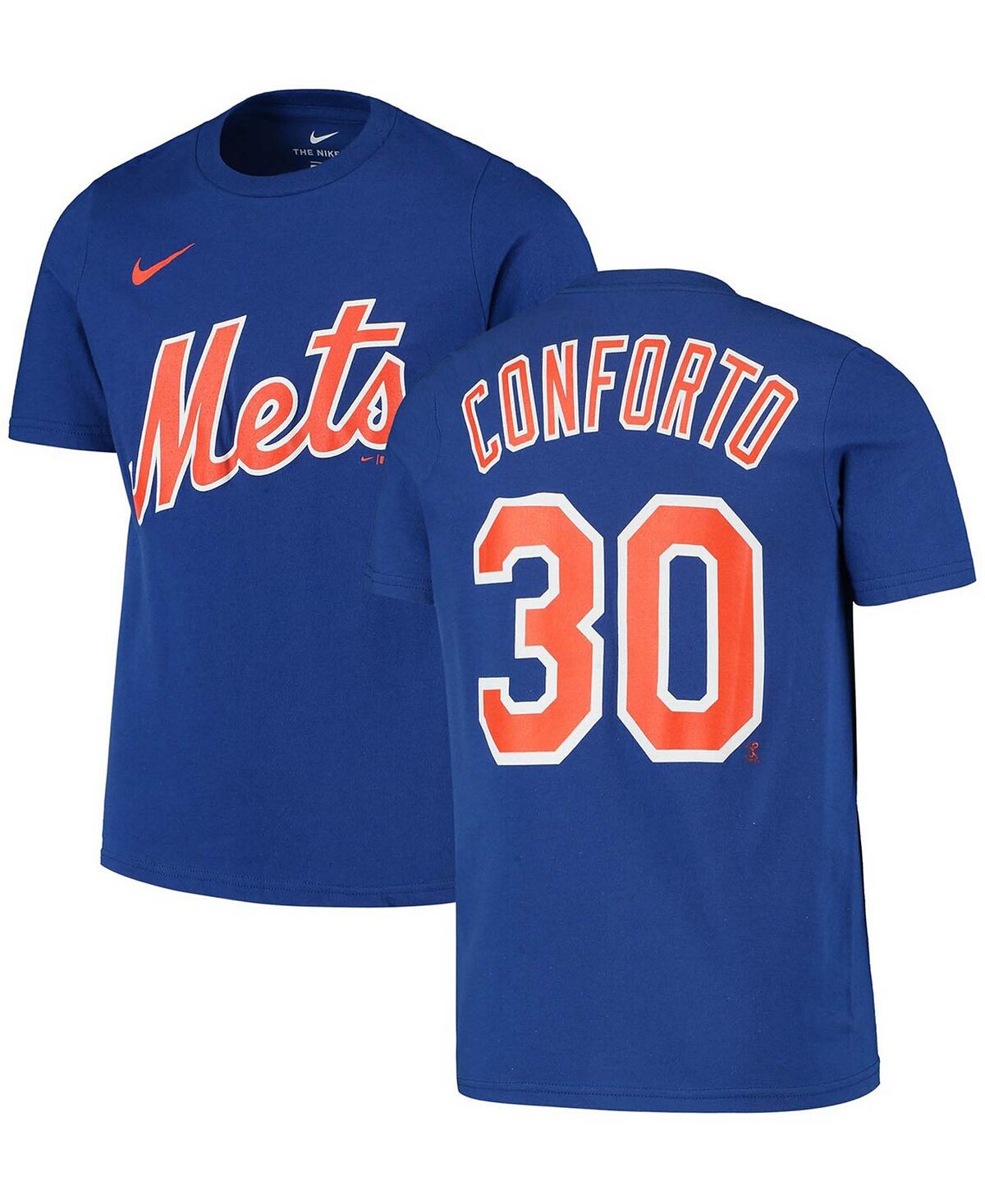 

Футболка Big Boys Michael Conforto Royal New York Mets с именем и номером игрока Nike