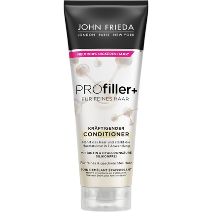 Кондиционер Profiller+ 250 мл — питает тонкие и ослабленные волосы — без силикона, John Frieda