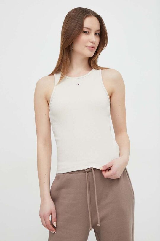 

Топ Tommy Jeans, бежевый