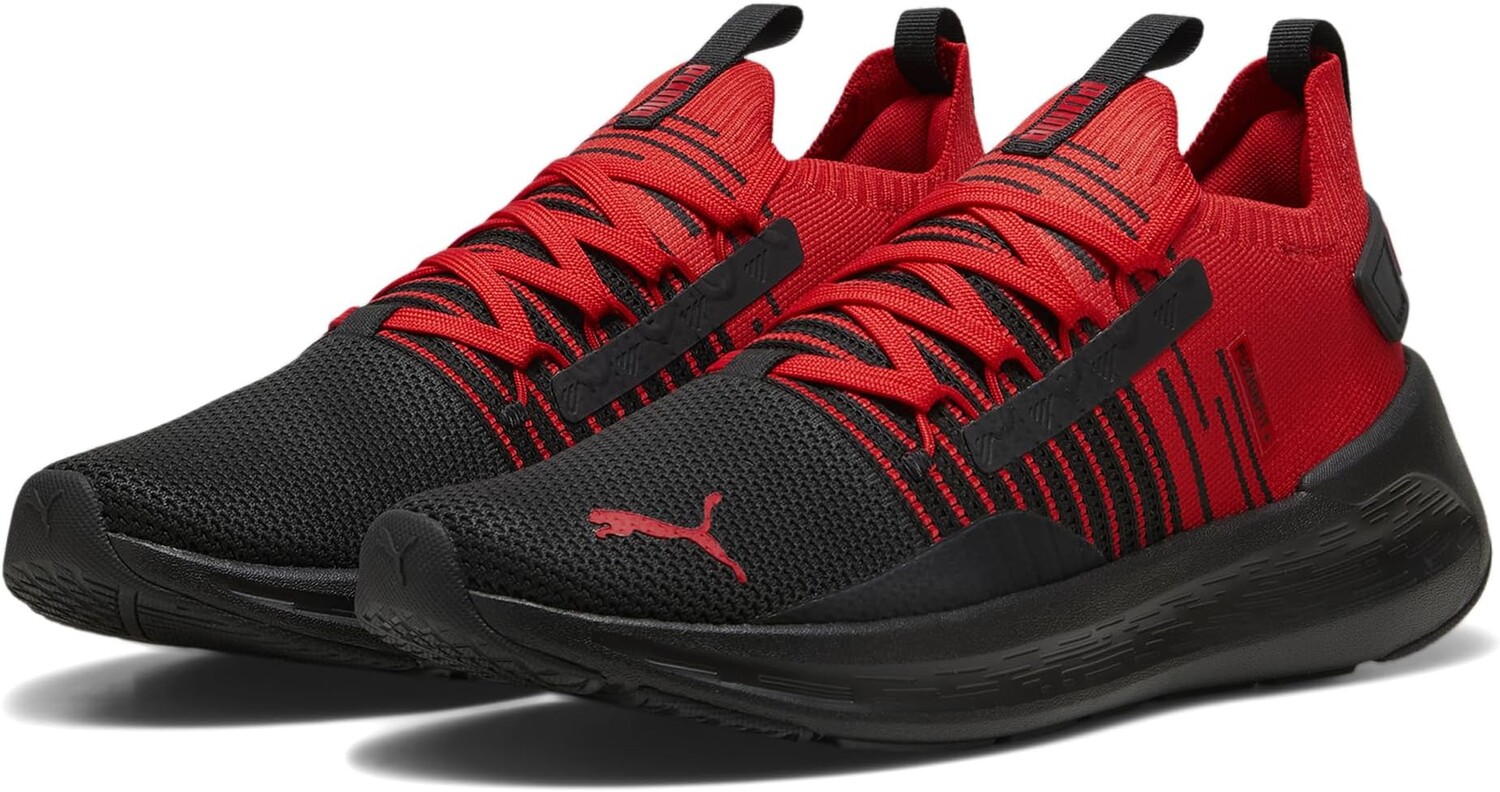 

Кроссовки PUMA Softride Symmetry Fuzion, цвет Puma Black/For All Time Red/Puma White