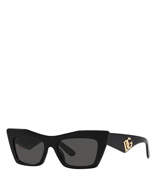 

Солнцезащитные очки «кошачий глаз», 53 мм Dolce & Gabbana, цвет Black