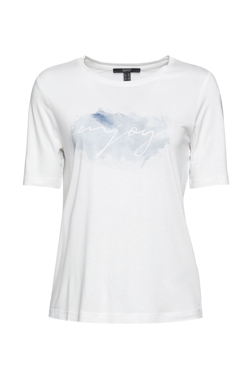 

Футболка с печатной надписью Esprit Collection, белый