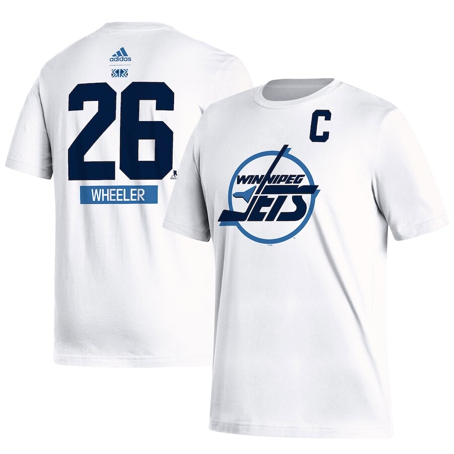 

Футболка с коротким рукавом adidas Winnipeg Jets, белый