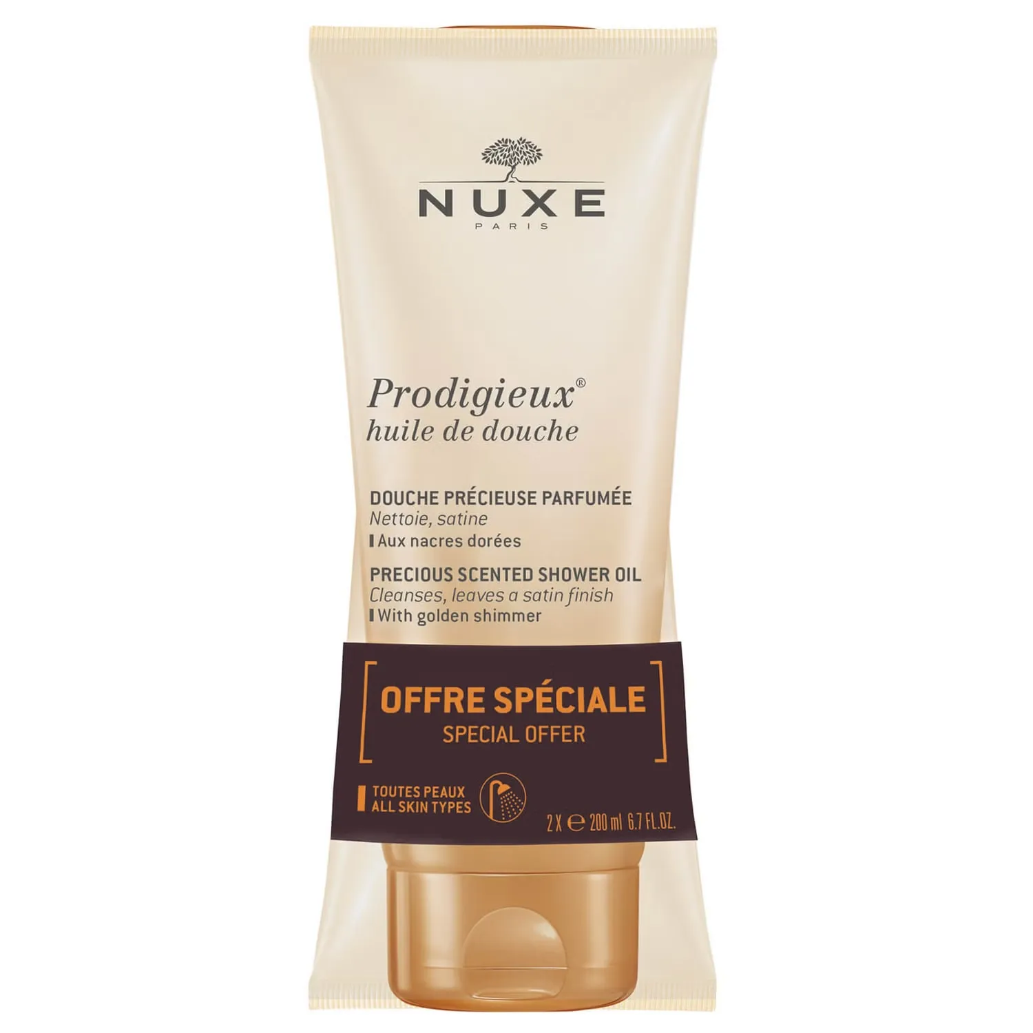 

Масло для душа Prodigieux Duo 2x200 мл Nuxe