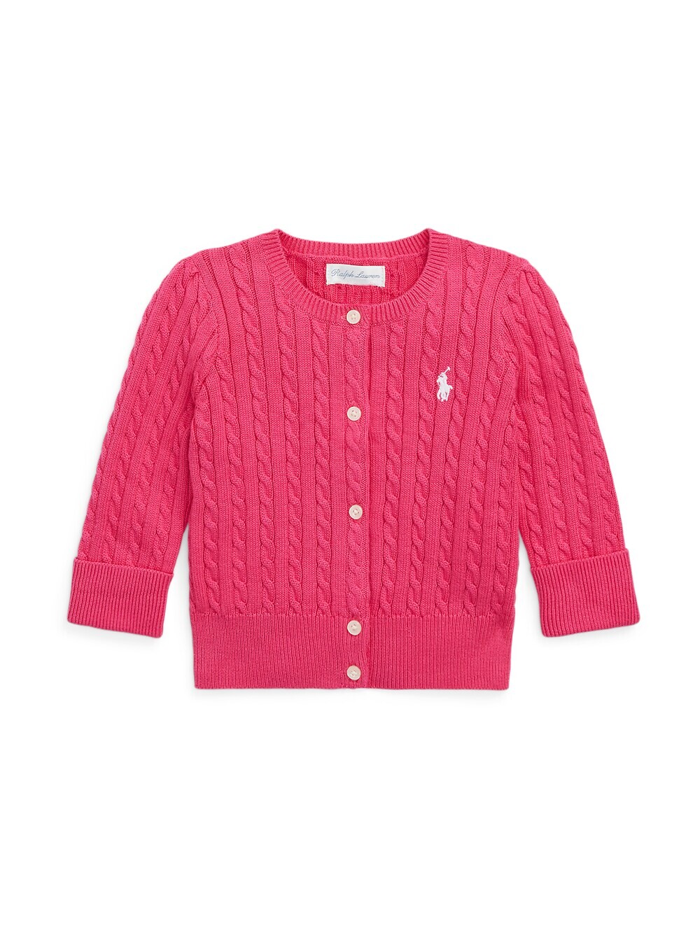 

Вязаный кардиган Polo Ralph Lauren, розовый