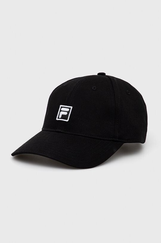 

Хлопковая бейсболка Fila, черный