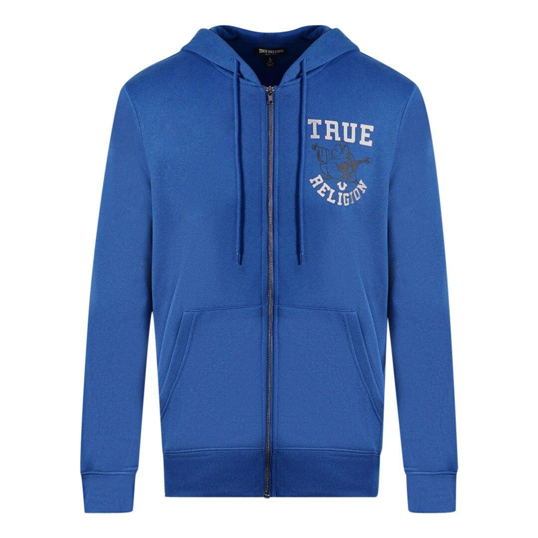 

Синяя толстовка на молнии Buddha 3 Star Lake True Religion, синий