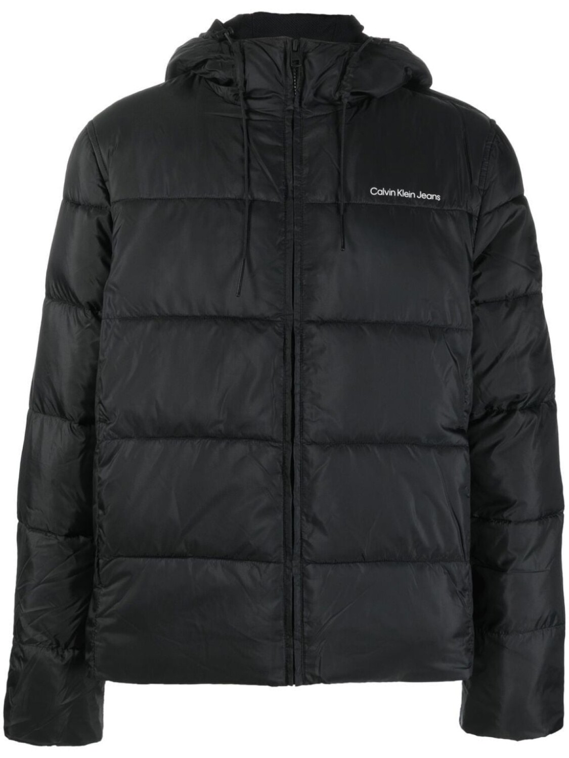 

Calvin Klein Jeans пуховик с кулиской, черный