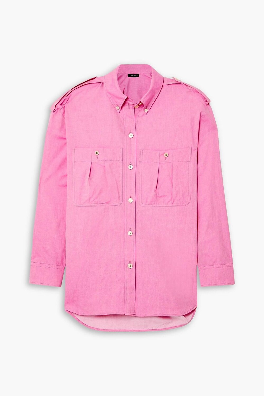 

Хлопковая блузка оверсайз Vinela ISABEL MARANT, розовый