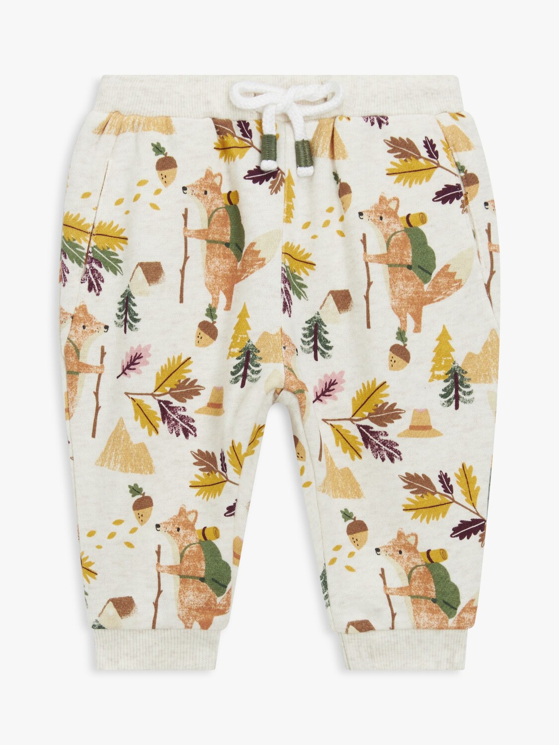 

Джоггеры с принтом Baby Woodland John Lewis, мульти