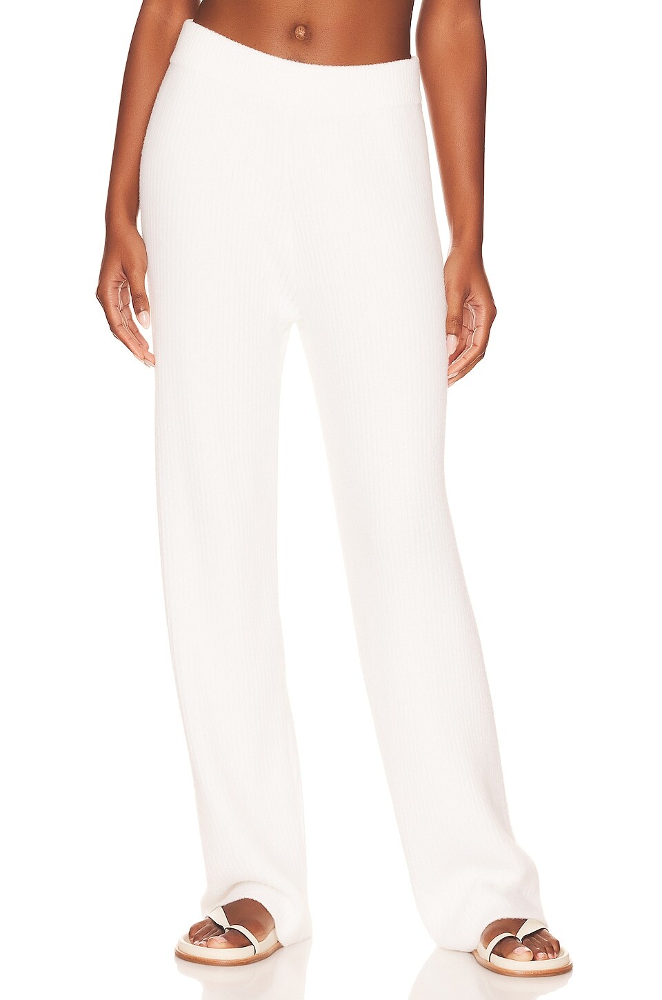 

Брюки Spiritual Gangster Cozy Cropped Rib, кремовый, Бежевый