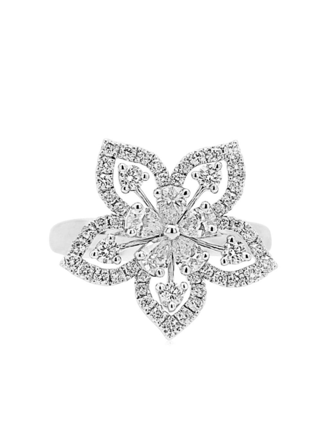 

Платиновое кольцо с бриллиантами HYT Jewelry, серебряный