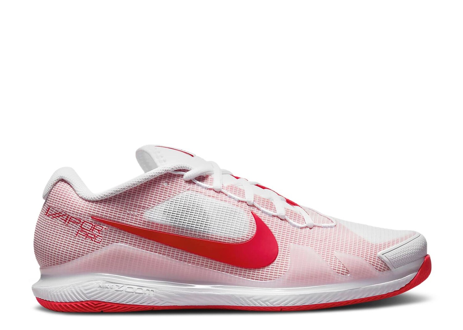 

Кроссовки Nike Nikecourt Air Zoom Vapor Pro 'White University Red', розовый