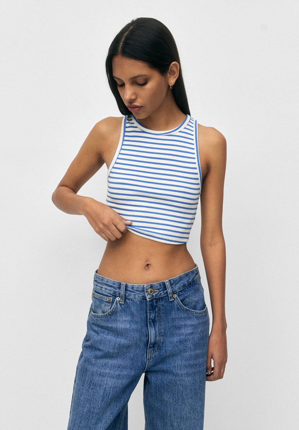 

Топ PULL&BEAR, синий